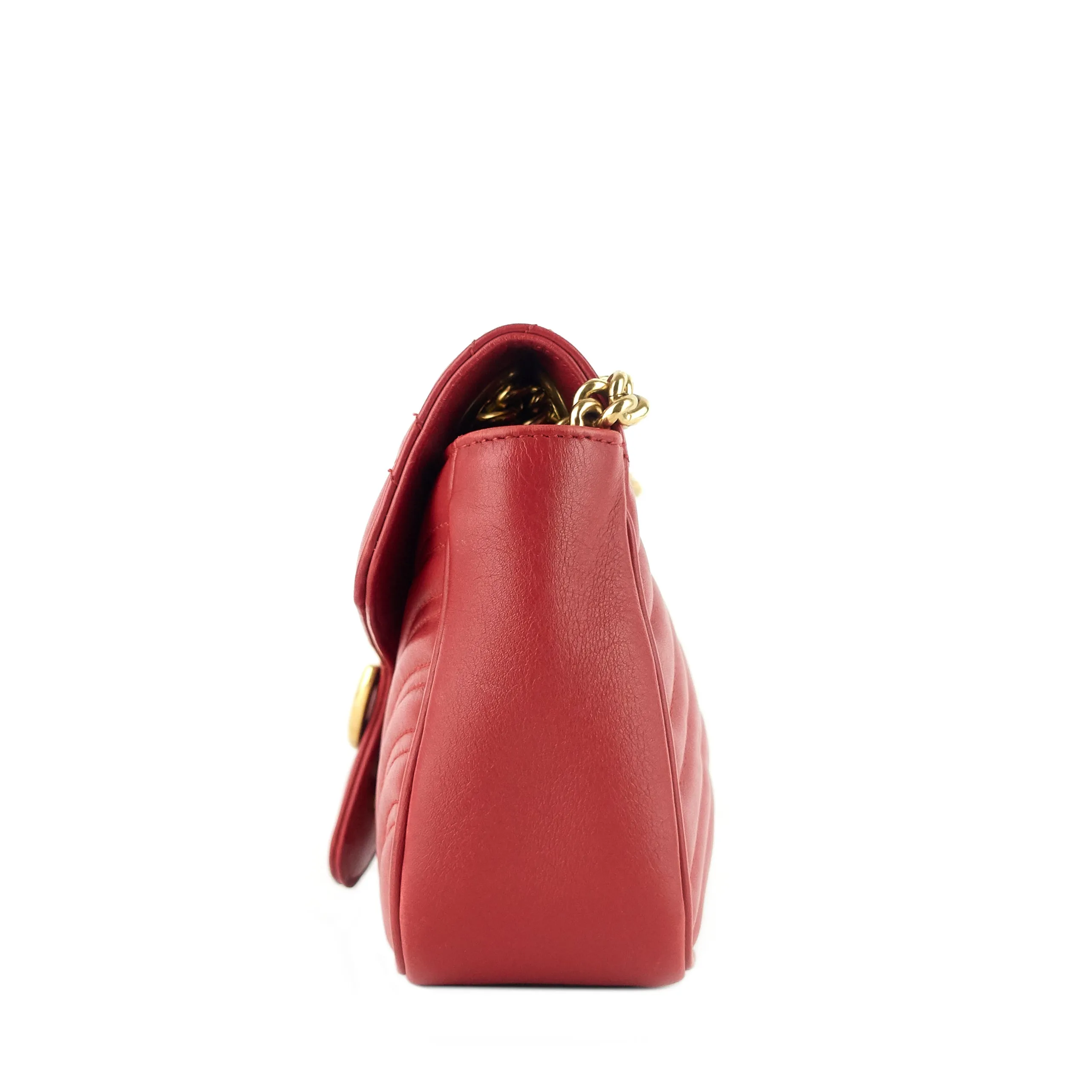 GG Marmont Small Matelass Calfskin Leather Shoulder Bag