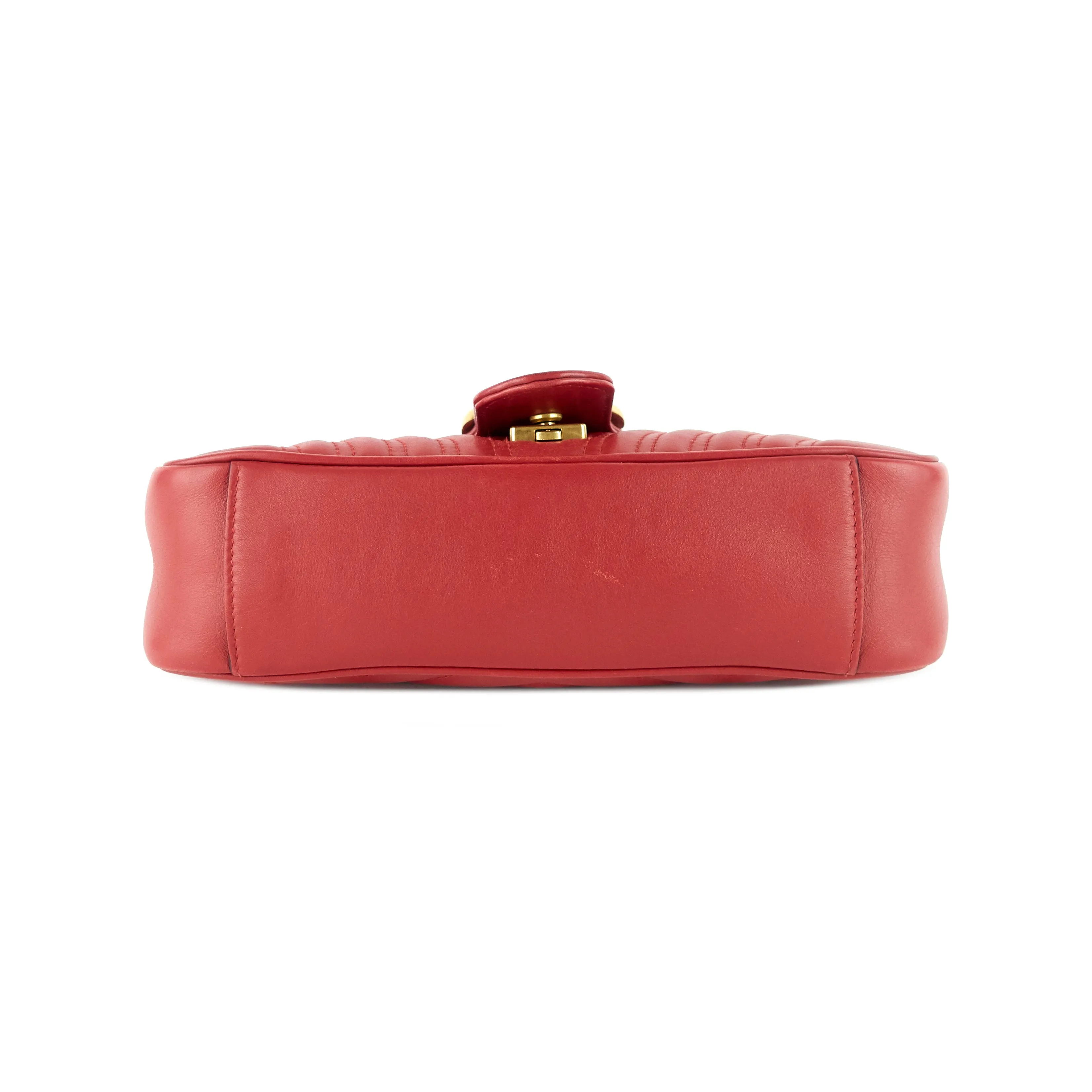 GG Marmont Small Matelass Calfskin Leather Shoulder Bag
