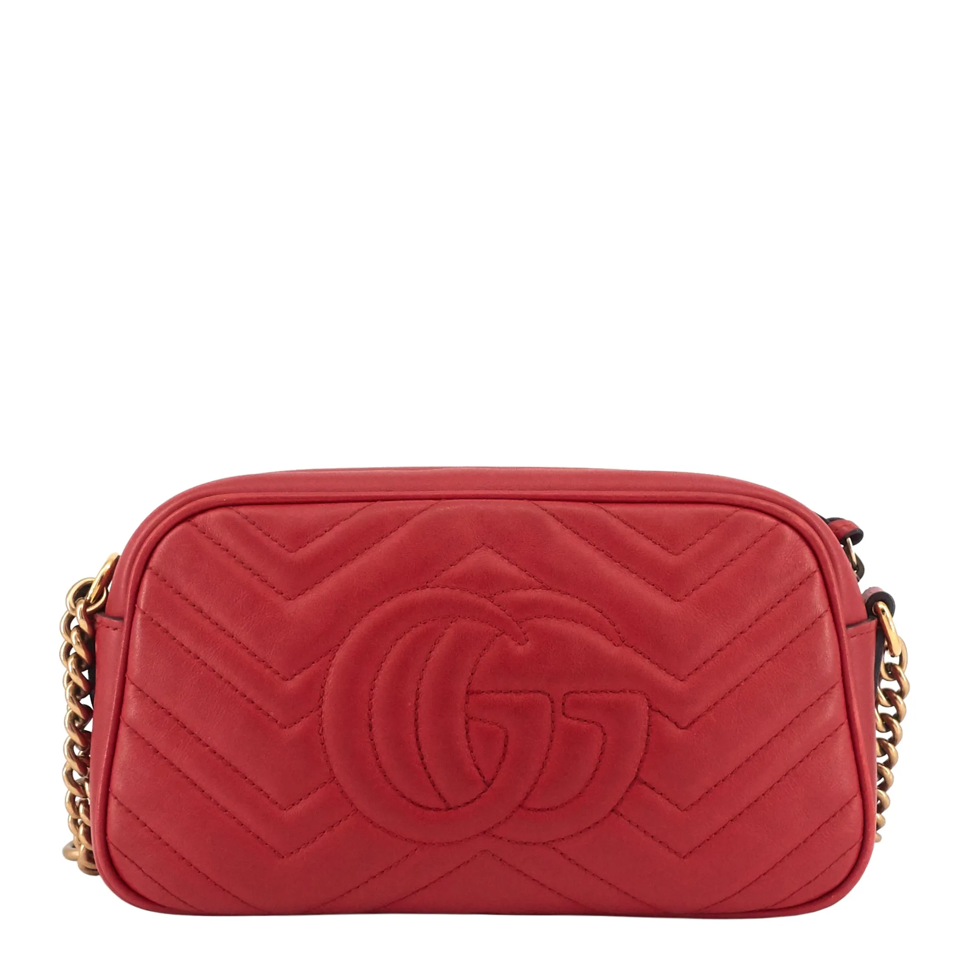 GG Marmont Small Matelass Calfskin Shoulder Bag