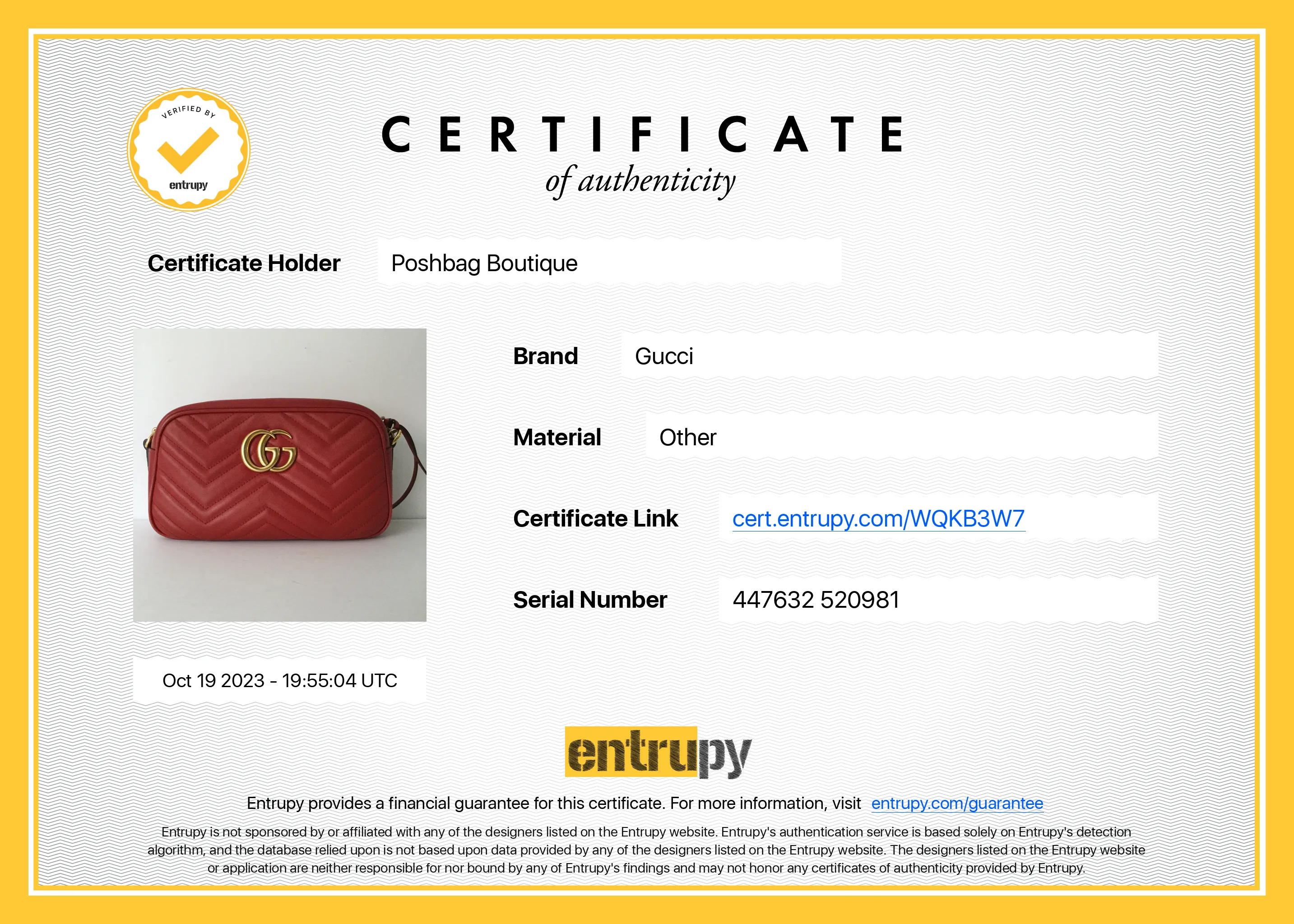 GG Marmont Small Matelass Calfskin Shoulder Bag