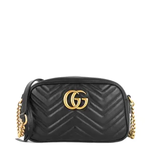 GG Marmont Small Matelass Calfskin Shoulder Bag