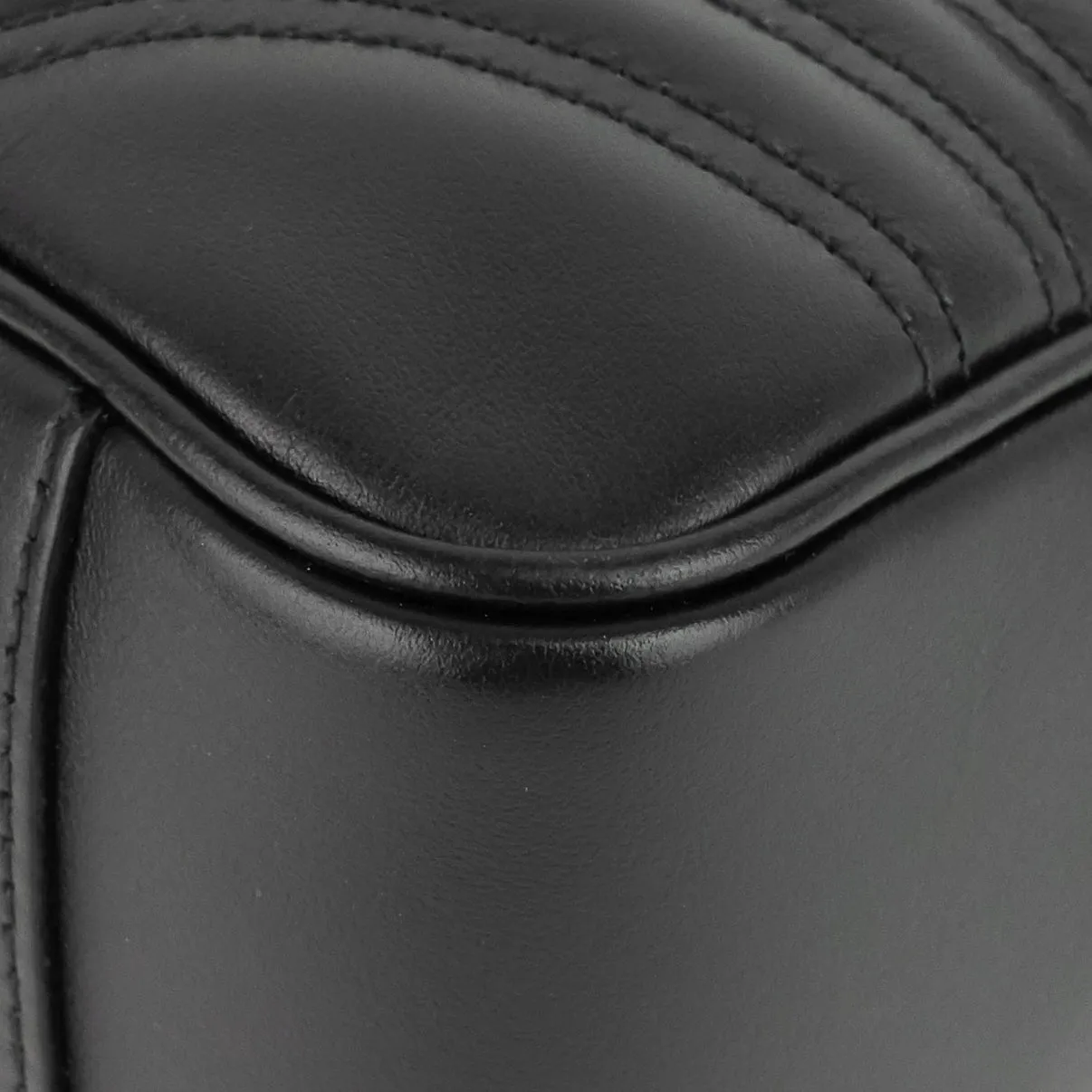 GG Marmont Small Matelass Calfskin Top Handle Shoulder Bag