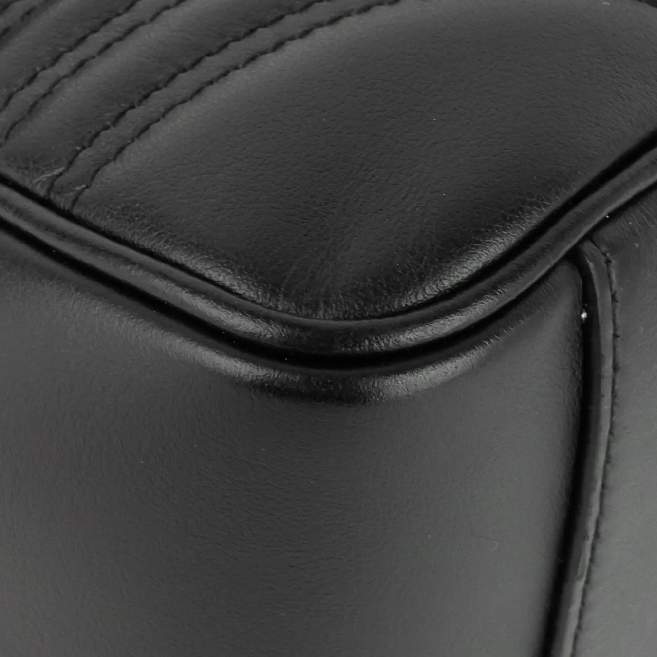 GG Marmont Small Matelass Calfskin Top Handle Shoulder Bag