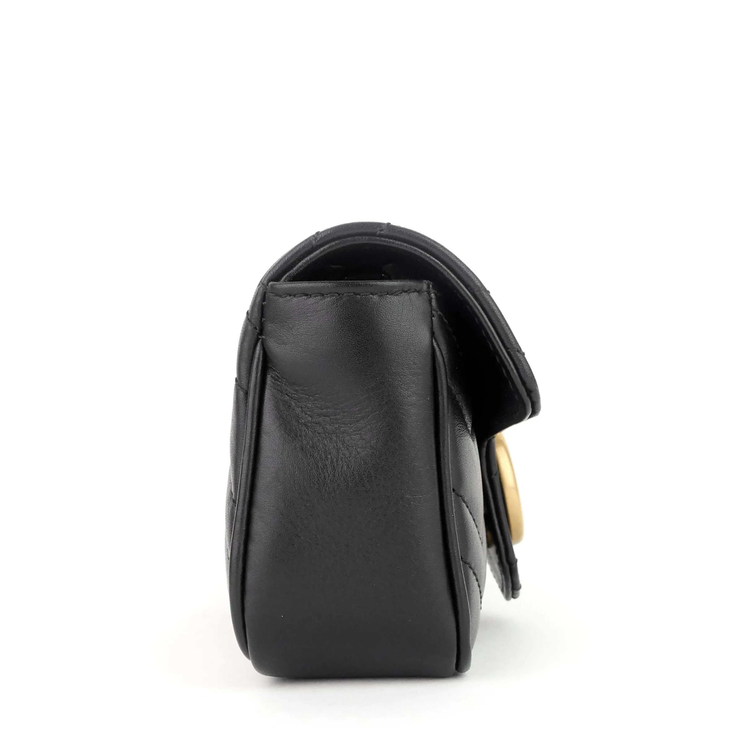GG Marmont Super Mini Matelass Leather Bag
