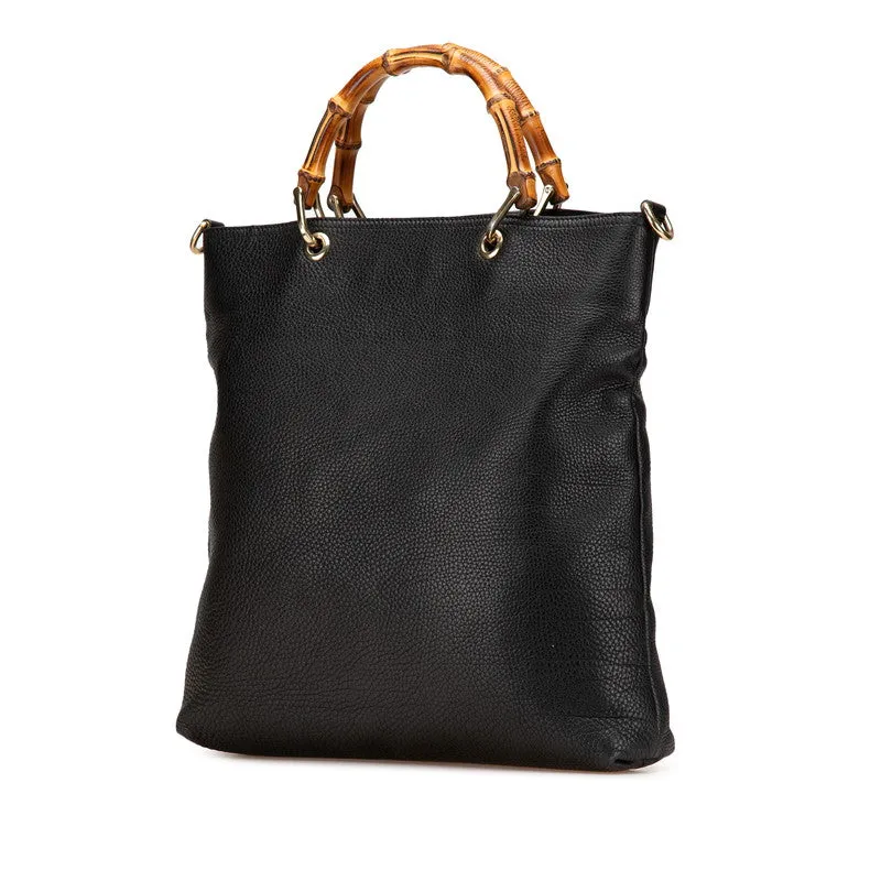 Gucci Bamboo Leather 2way Handbag