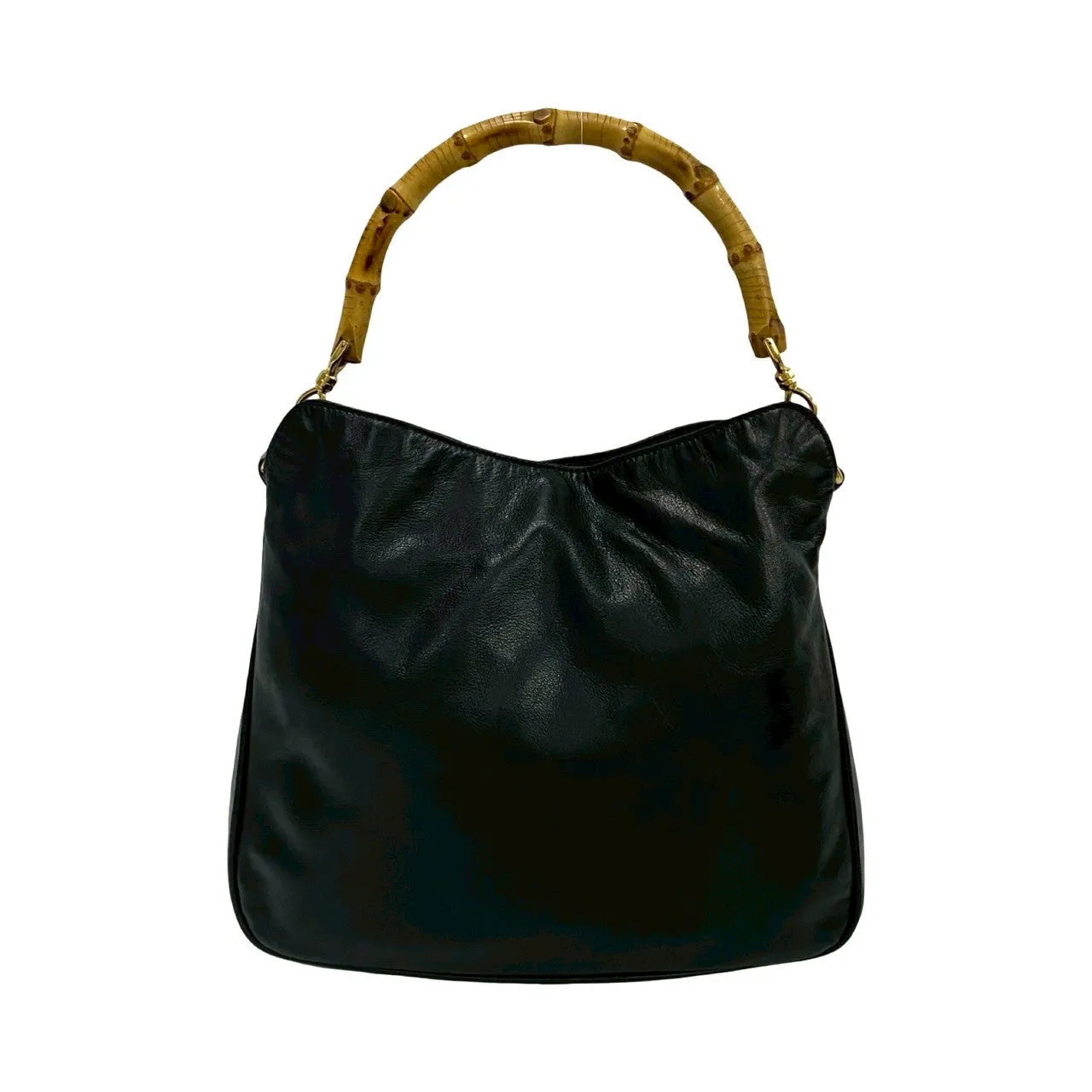 Gucci Bamboo Leather 2way Shoulder Bag