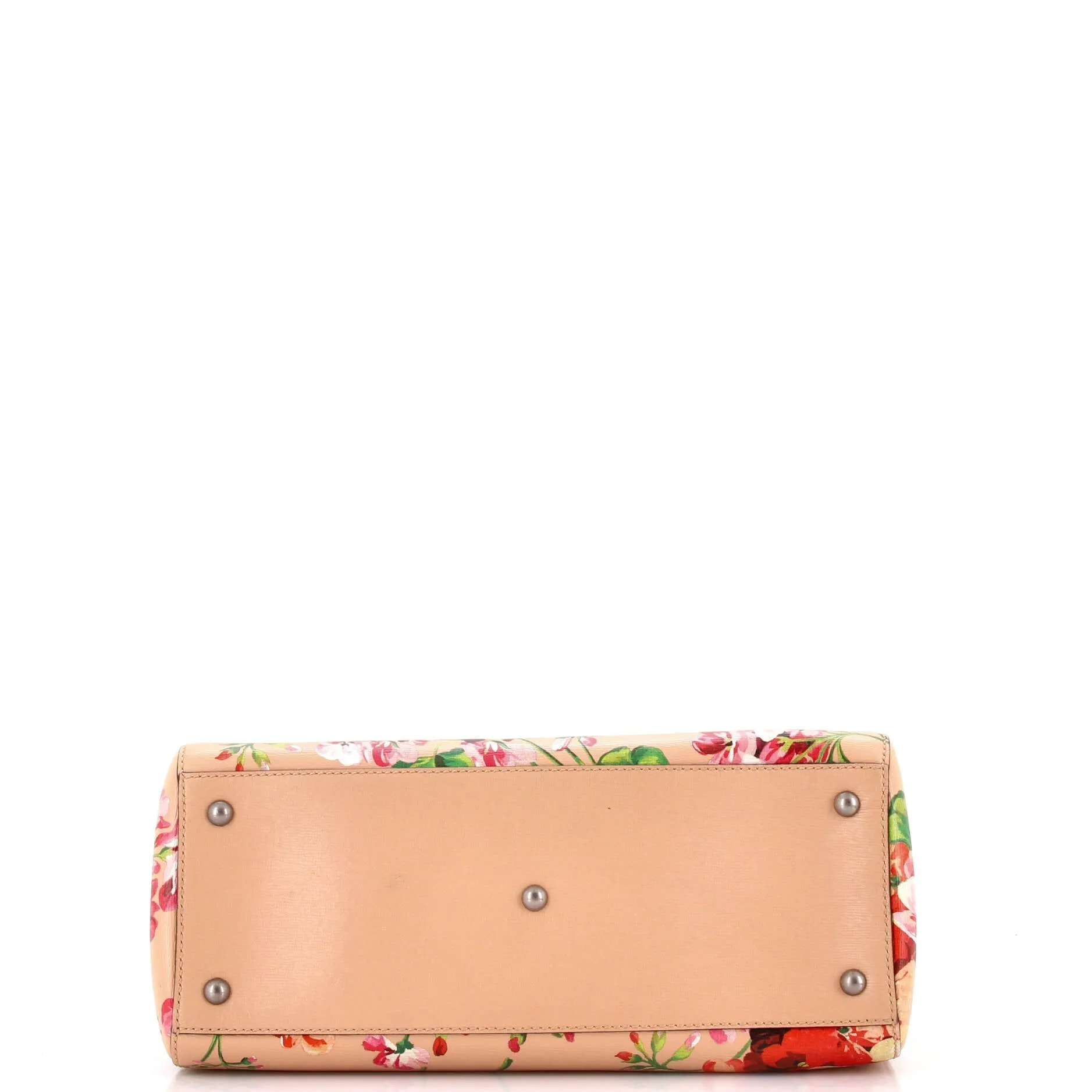 Gucci Bamboo Shopper Tote Blooms Print