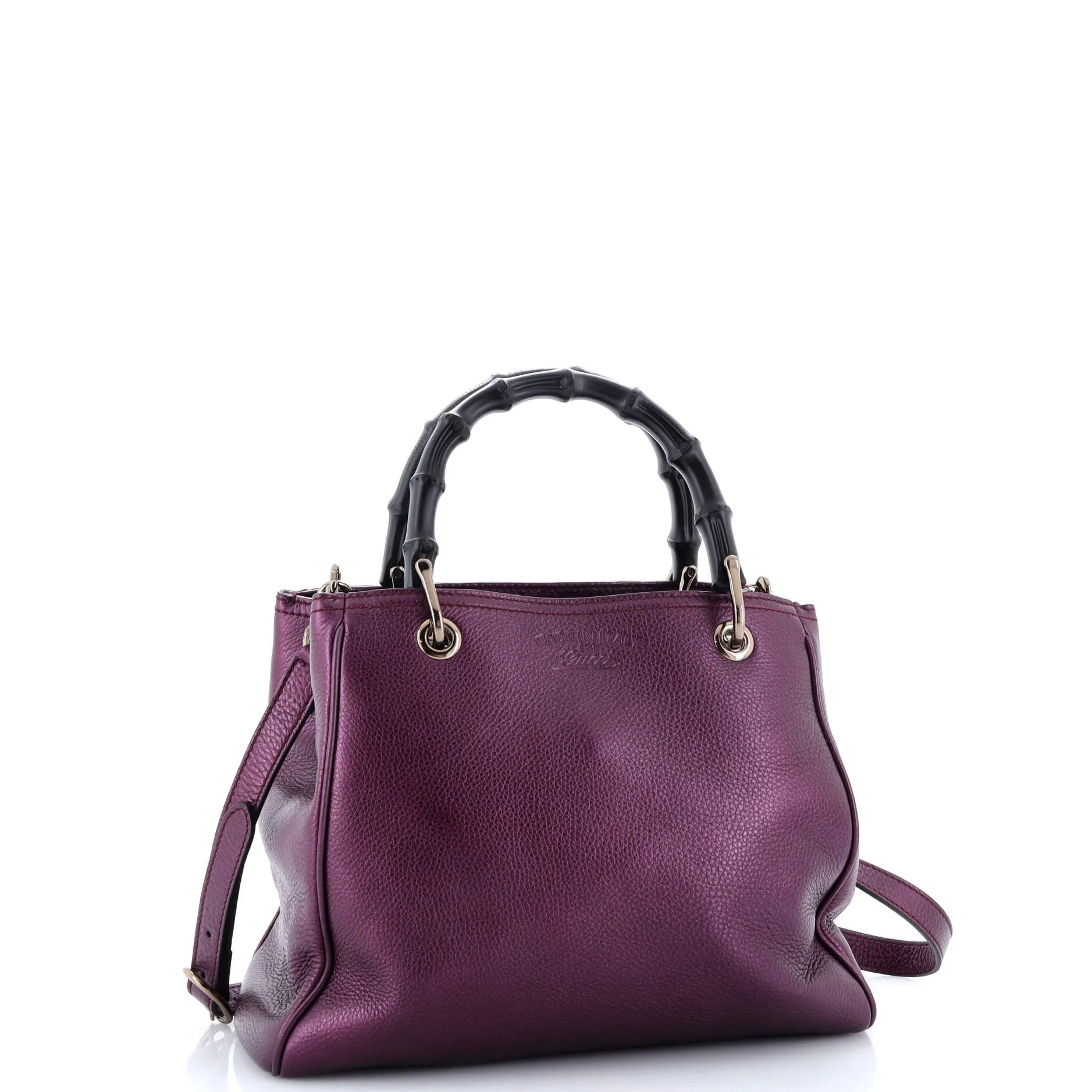 Gucci Bamboo Shopper Tote Leather Small