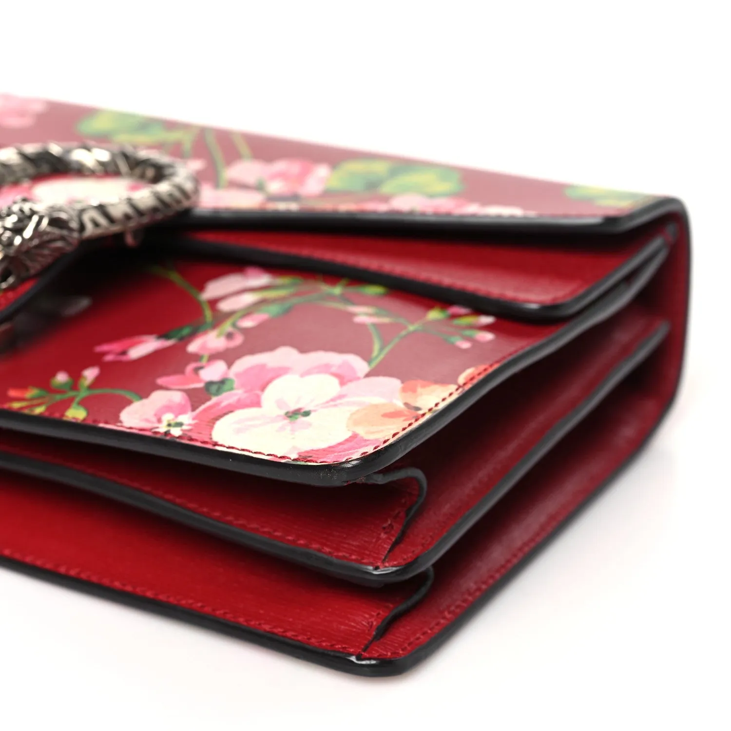 Gucci Calfskin Blooms Print Small