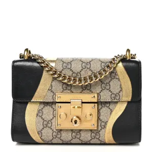 Gucci Calfskin Gg Supreme Small Padlock