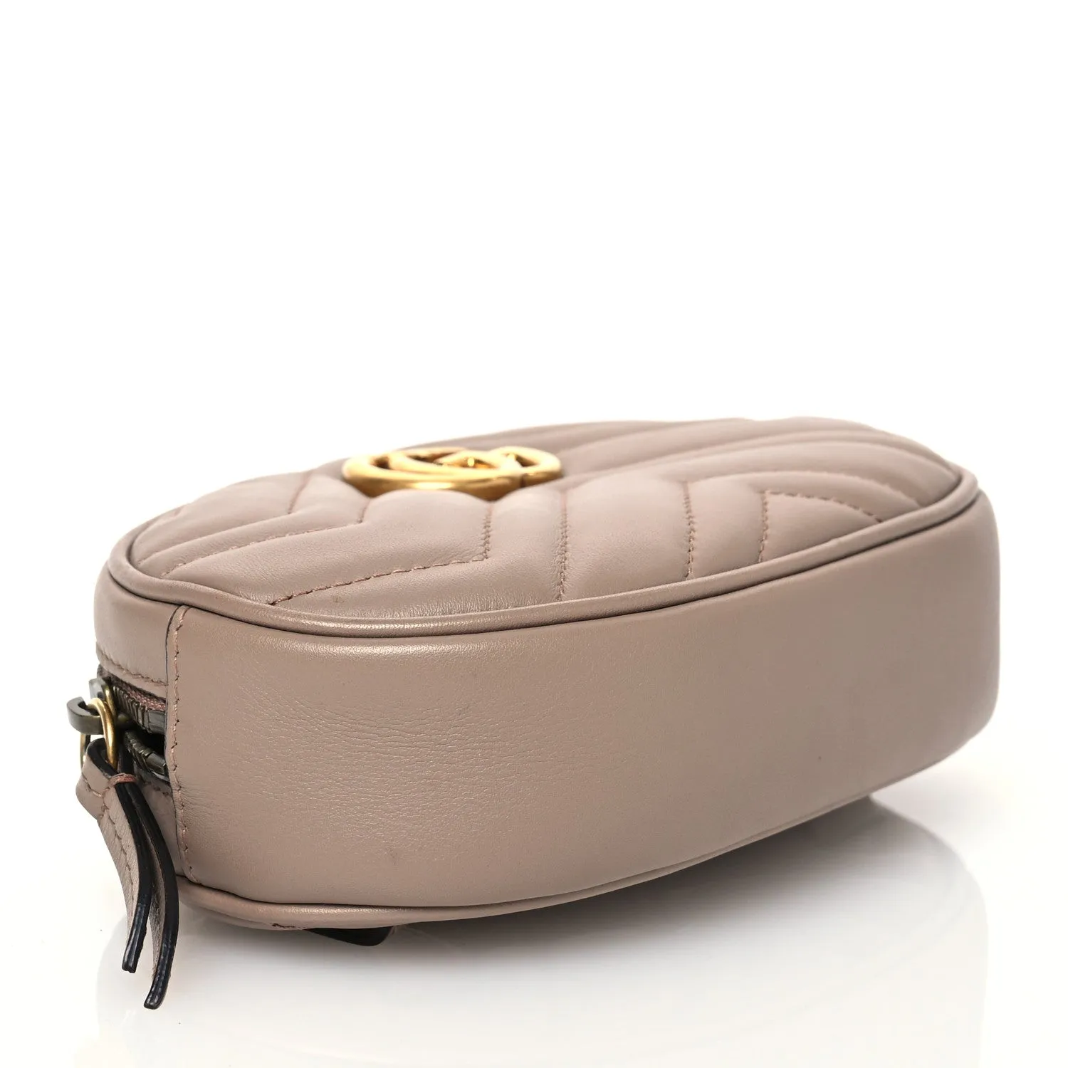 Gucci Calfskin Matelasse Gg Marmont Belt