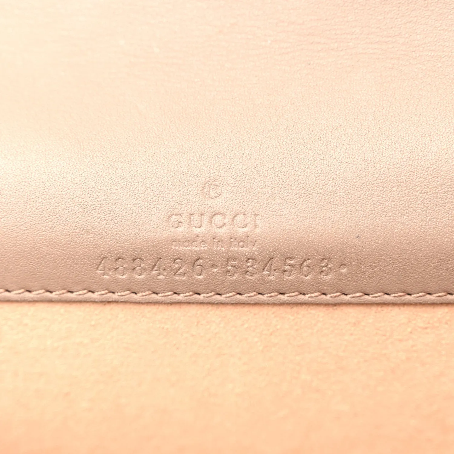 Gucci Calfskin Matelasse Gg Marmont Mini