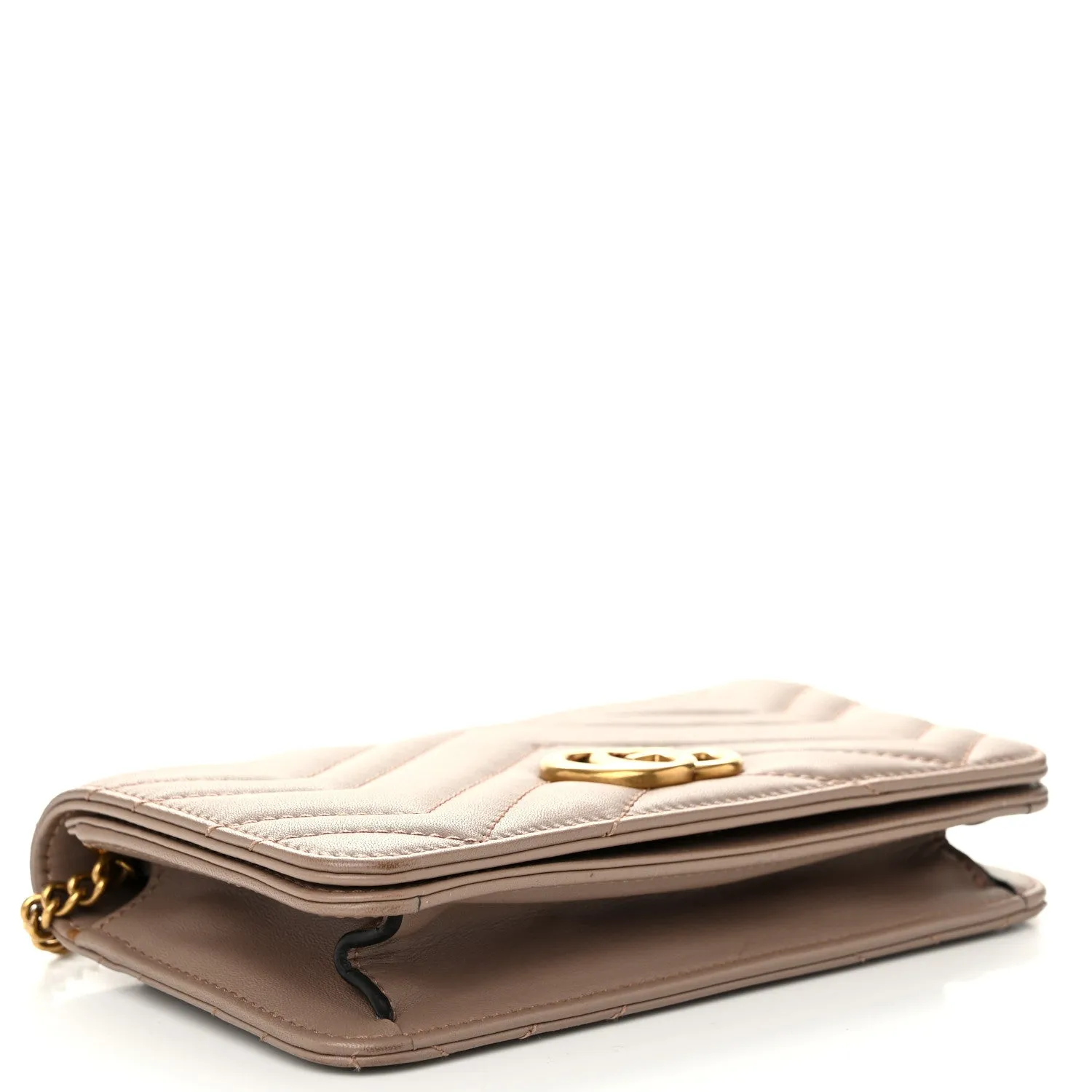 Gucci Calfskin Matelasse Gg Marmont Mini