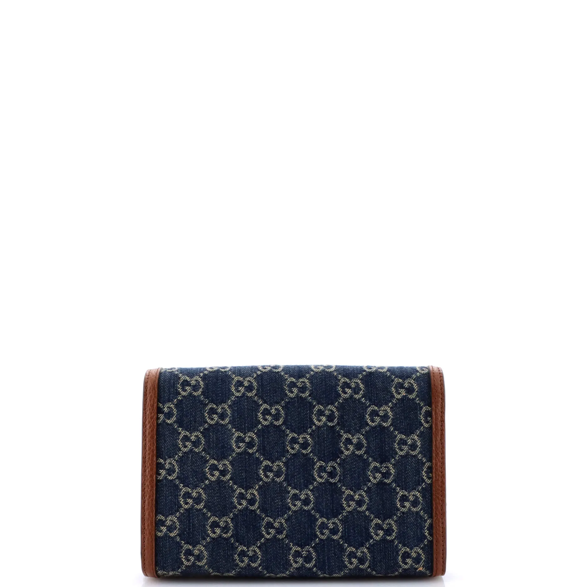 Gucci Dionysus Chain Wallet Gg Denim