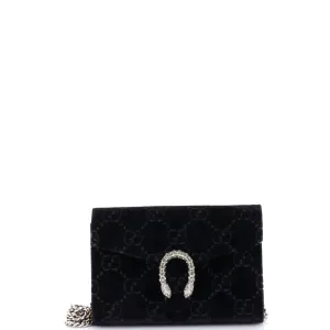 Gucci Dionysus Chain Wallet Gg Velvet