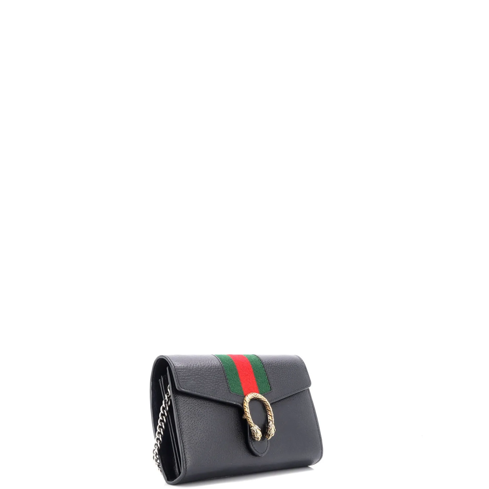 Gucci Dionysus Web Chain Wallet Leather