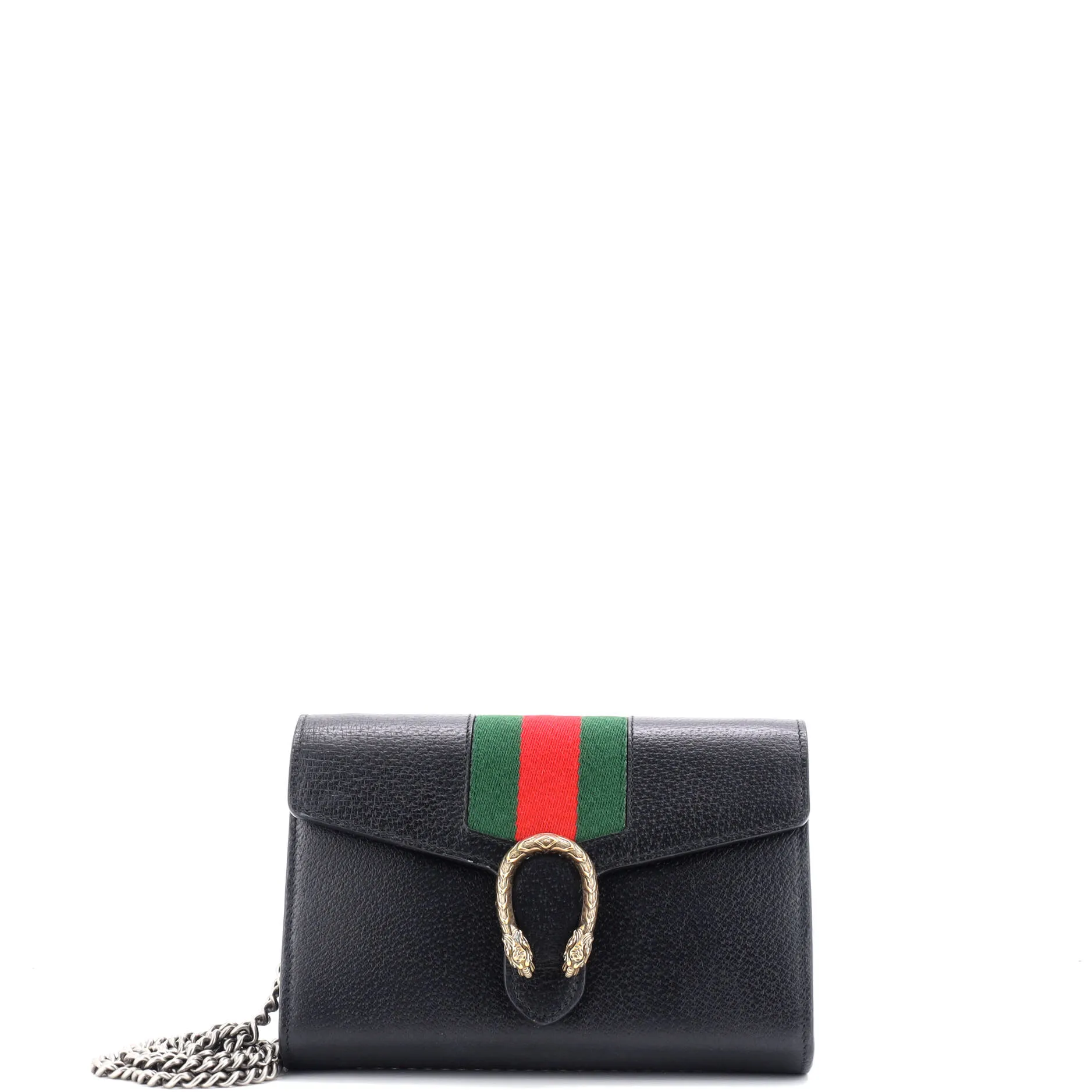 Gucci Dionysus Web Chain Wallet Leather