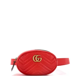 Gucci Gg Marmont Belt Bag Matelasse