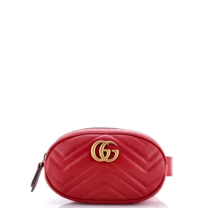 Gucci Gg Marmont Belt Bag Matelasse