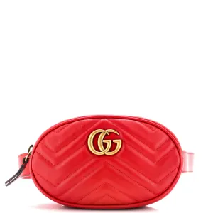 Gucci Gg Marmont Belt Bag Matelasse
