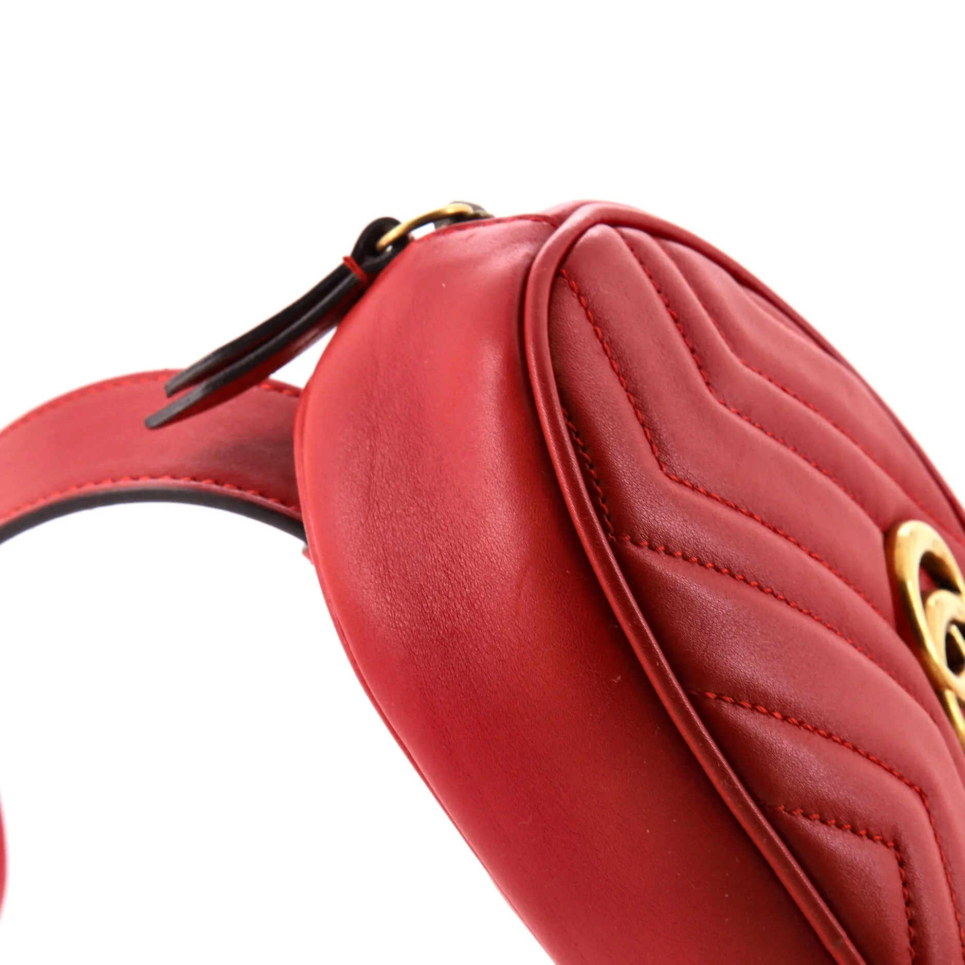 Gucci Gg Marmont Belt Bag Matelasse
