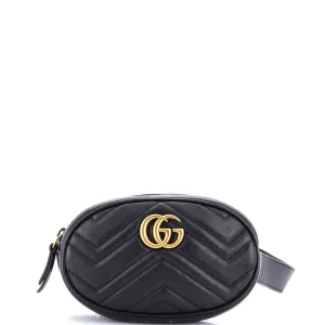 Gucci Gg Marmont Belt Bag Matelasse