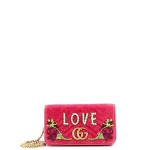 Gucci Gg Marmont Chain Flap Bag