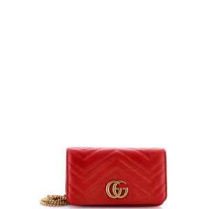 Gucci Gg Marmont Chain Flap Bag