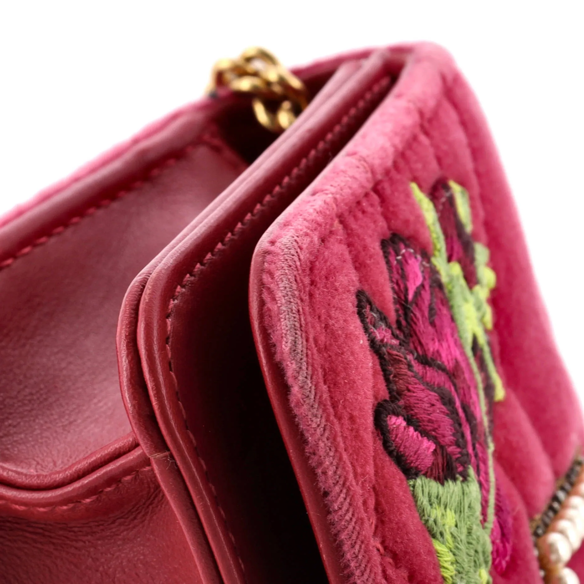 Gucci Gg Marmont Chain Flap Bag