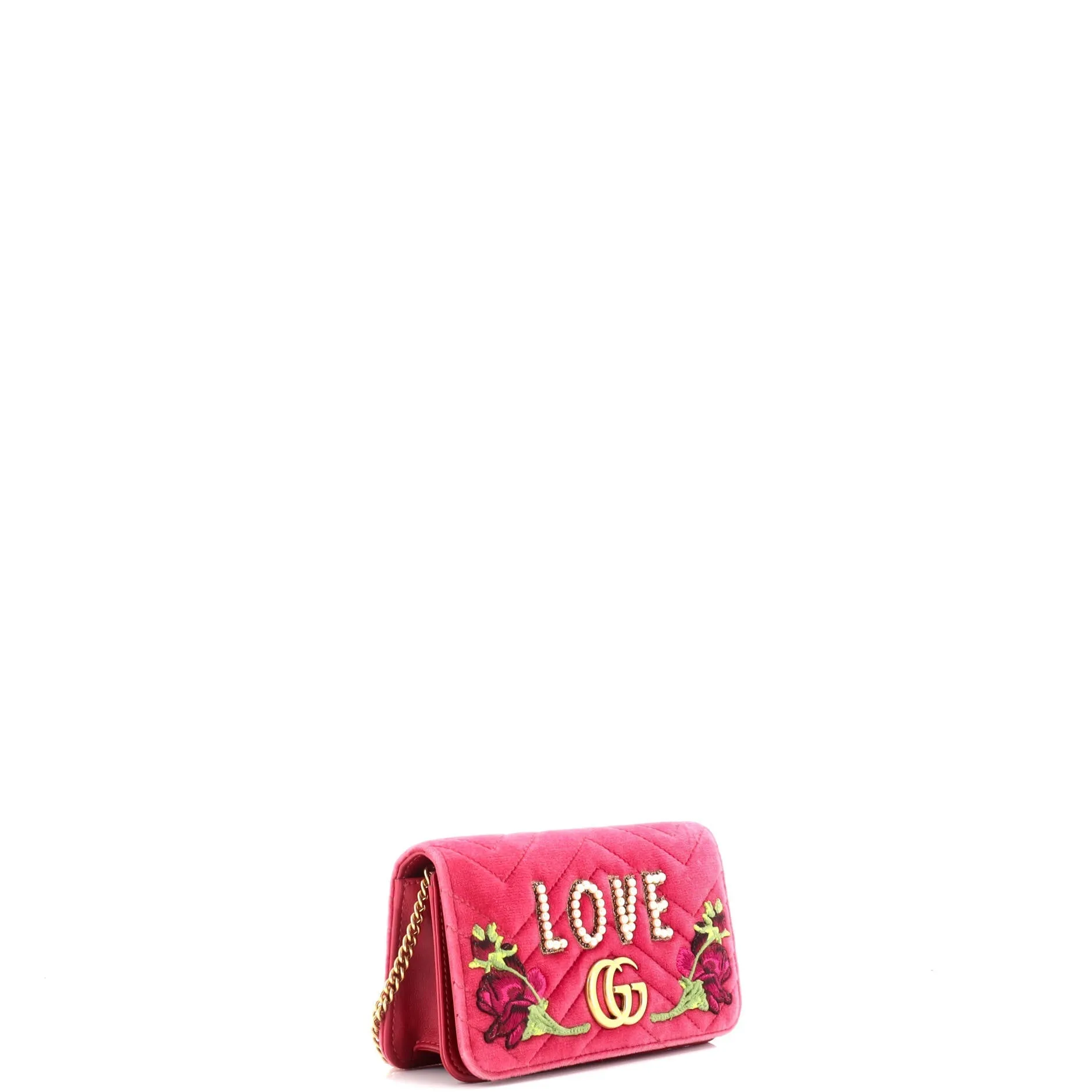 Gucci Gg Marmont Chain Flap Bag