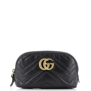 Gucci Gg Marmont Cosmetic Case Matelasse
