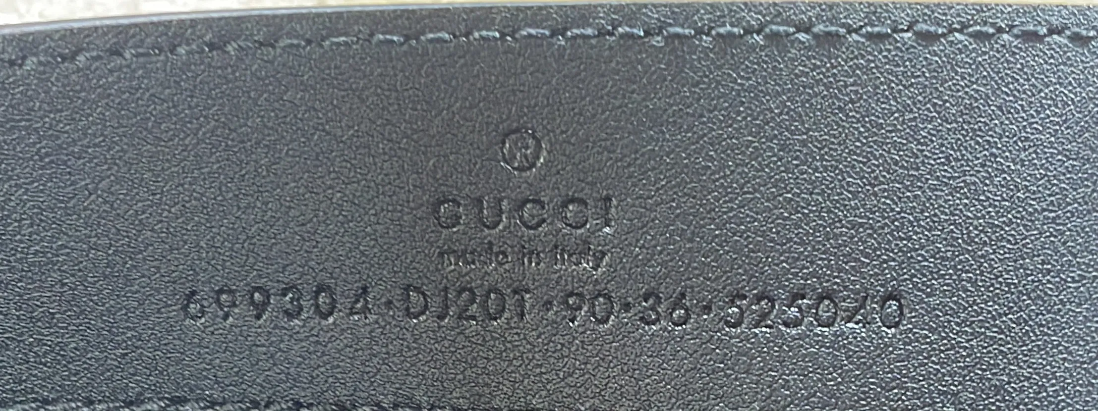 Gucci Gg Marmont Double Belt Bag Leather
