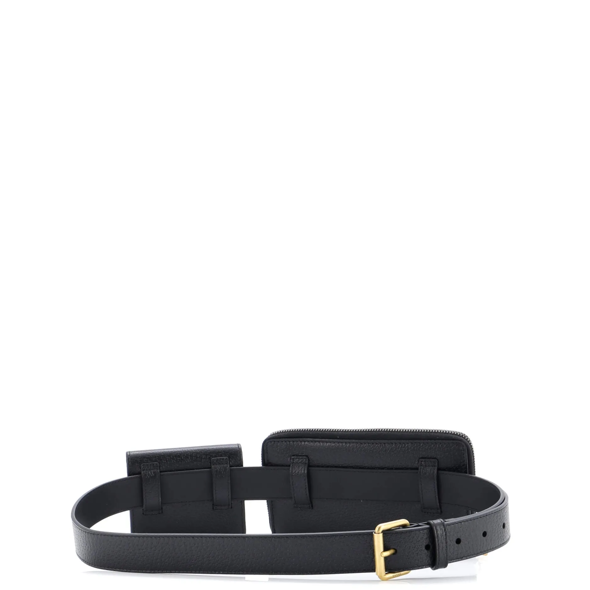 Gucci Gg Marmont Double Belt Bag Leather