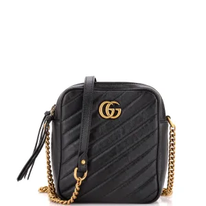 Gucci Gg Marmont Double Zip Camera Bag