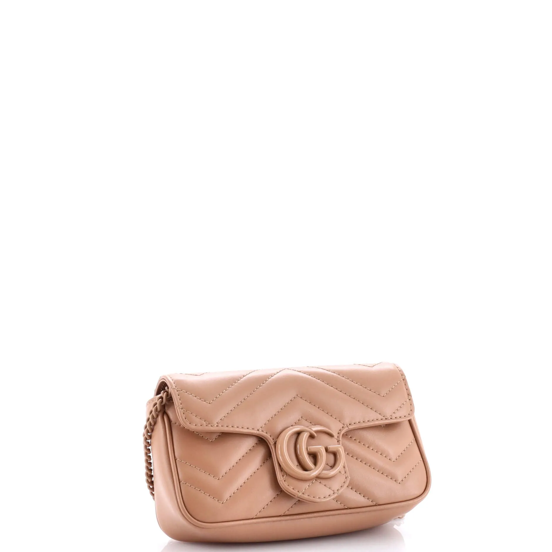 Gucci Gg Marmont Flap Belt Bag Matelasse