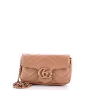 Gucci Gg Marmont Flap Belt Bag Matelasse