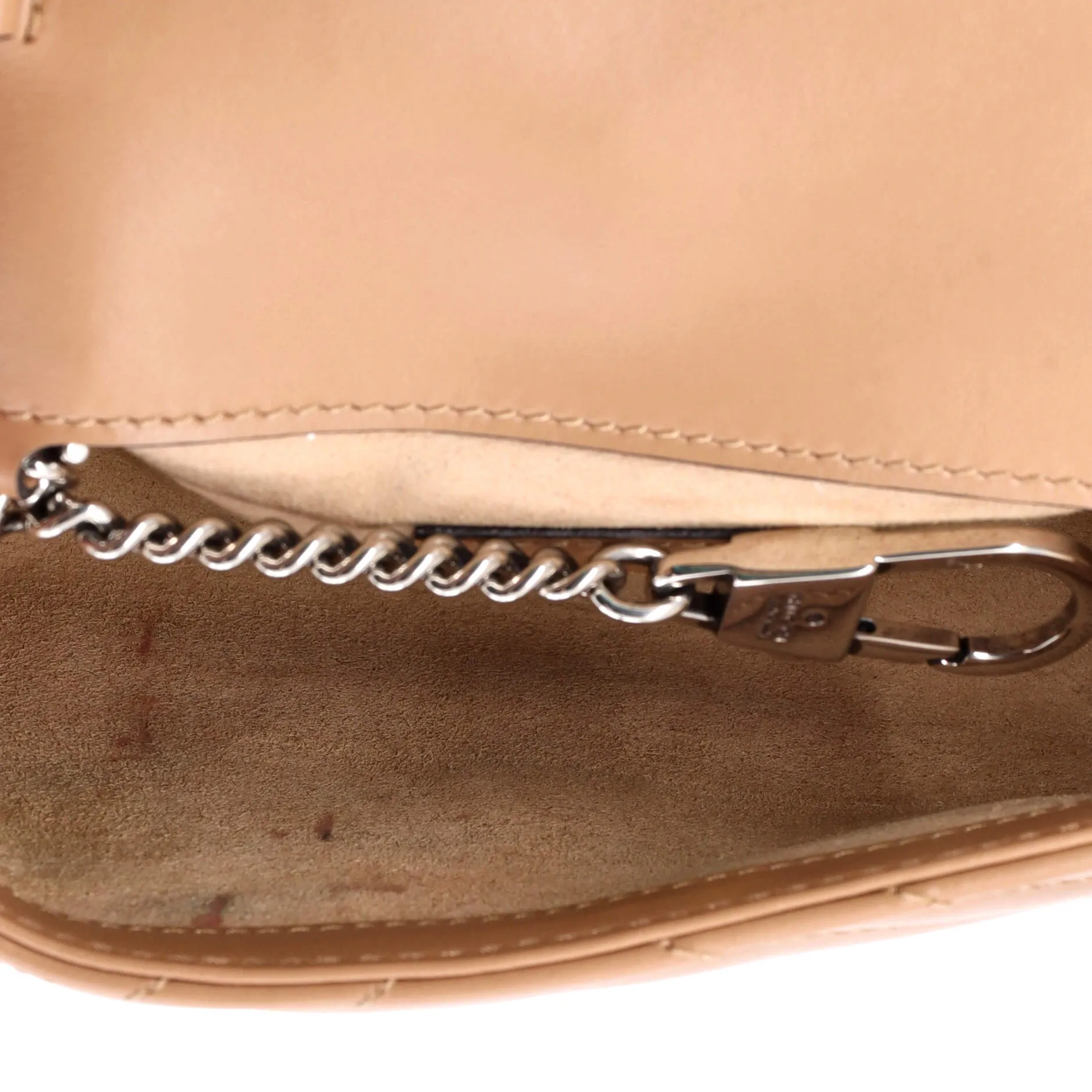Gucci Gg Marmont Flap Belt Bag Matelasse