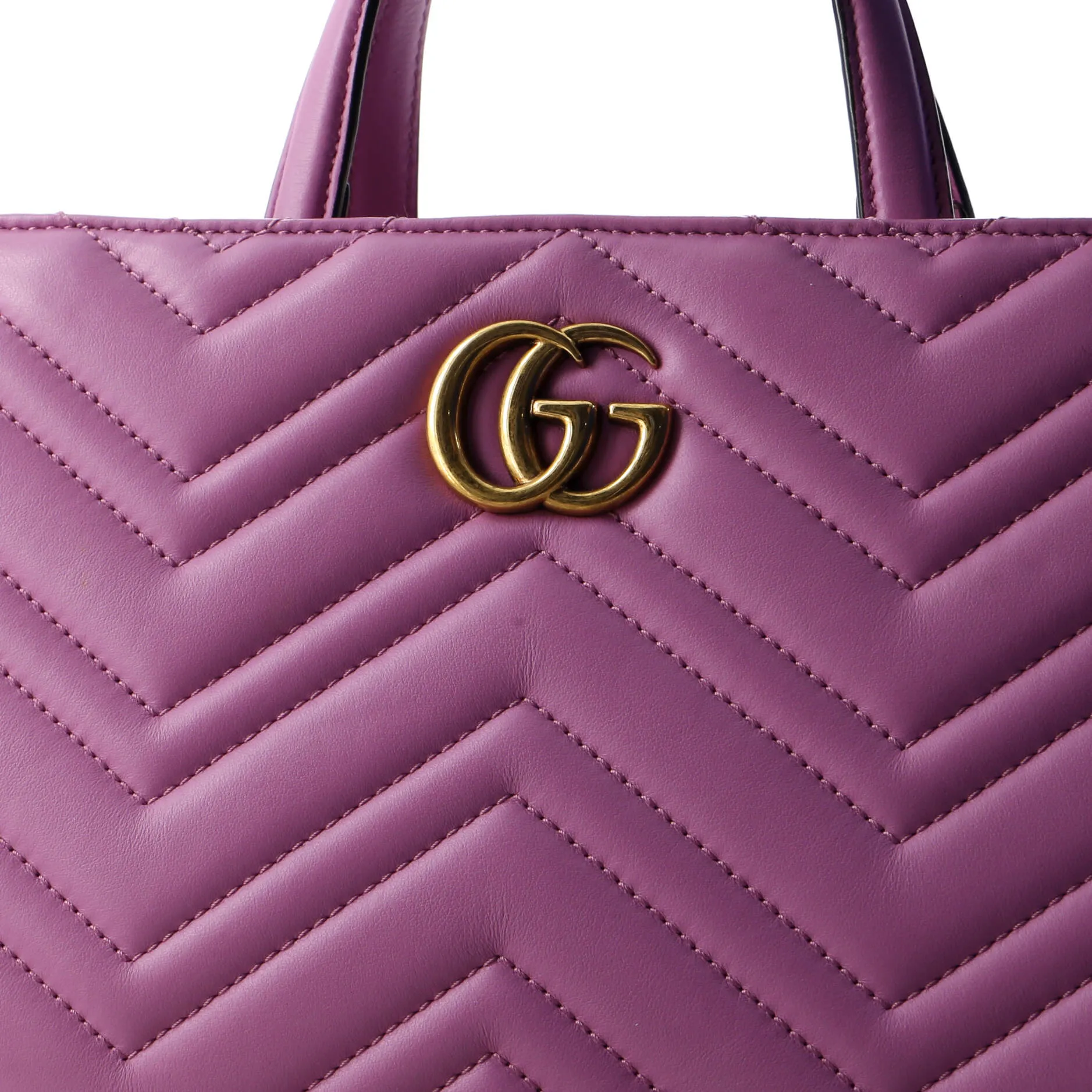 Gucci Gg Marmont Tote Matelasse Leather