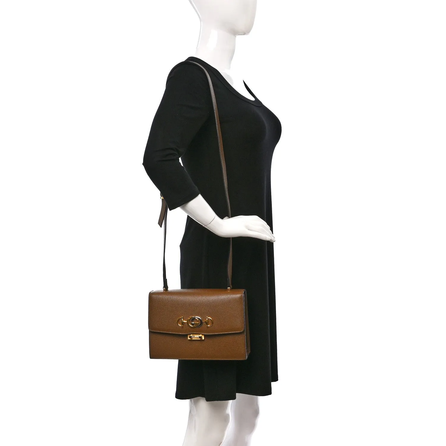 Gucci Grainy Calfskin Small Zumi