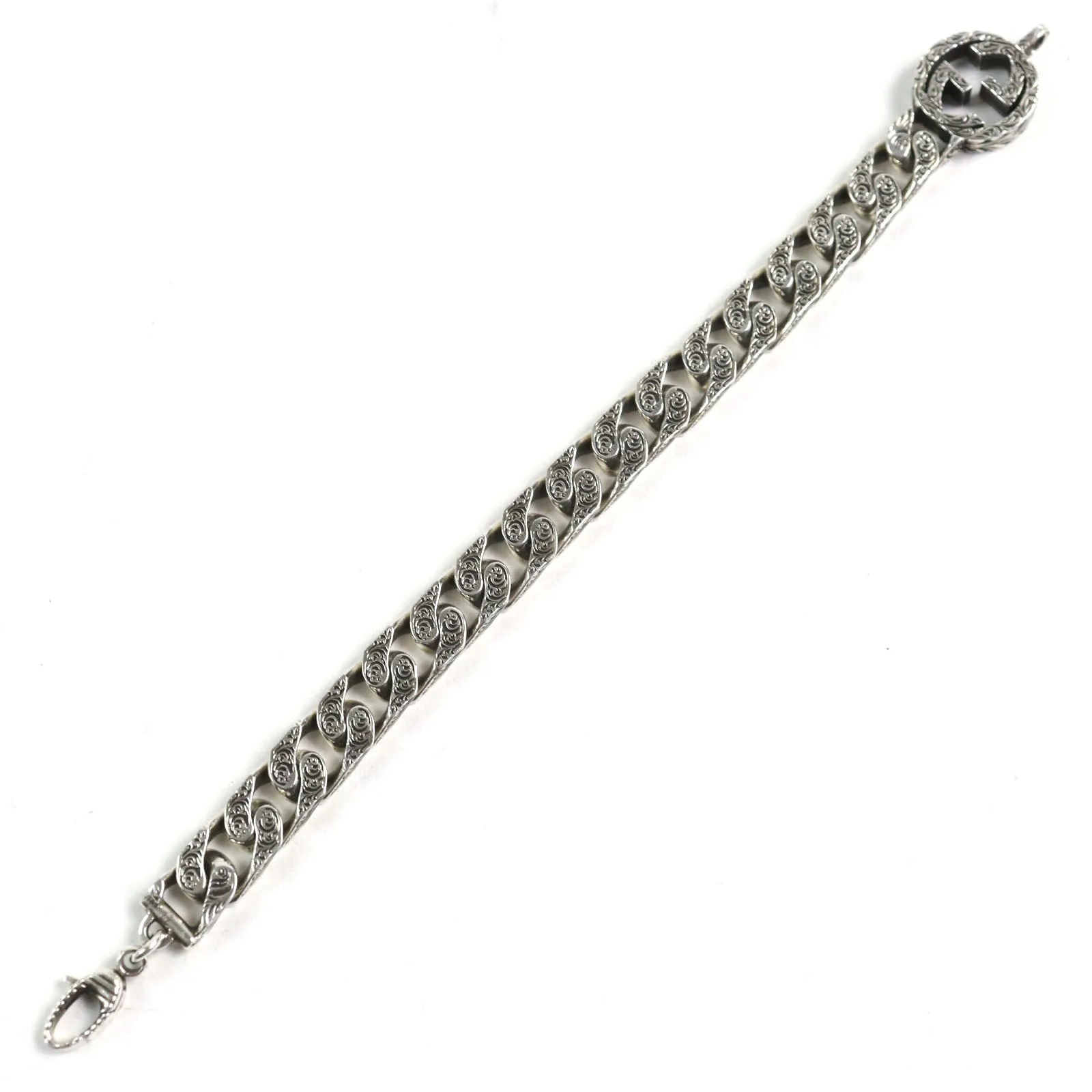 Gucci Interlocking G AG925 Bracelet Size 17