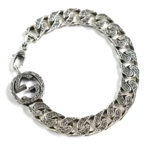 Gucci Interlocking G AG925 Bracelet Size 17