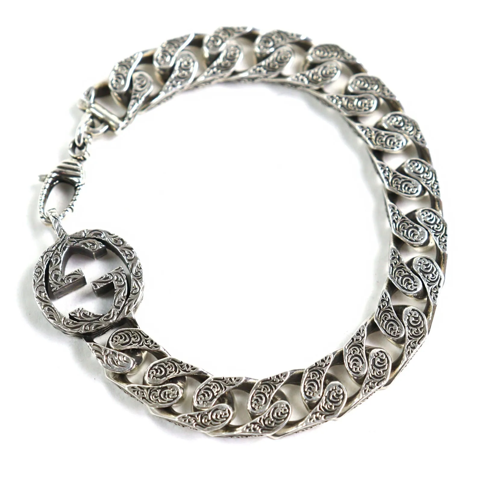 Gucci Interlocking G AG925 Bracelet Size 17