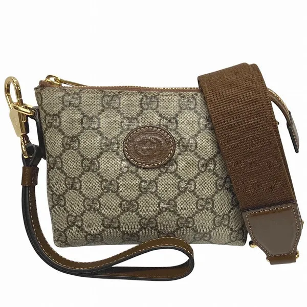Gucci Interlocking G GG Supreme 2way Bag