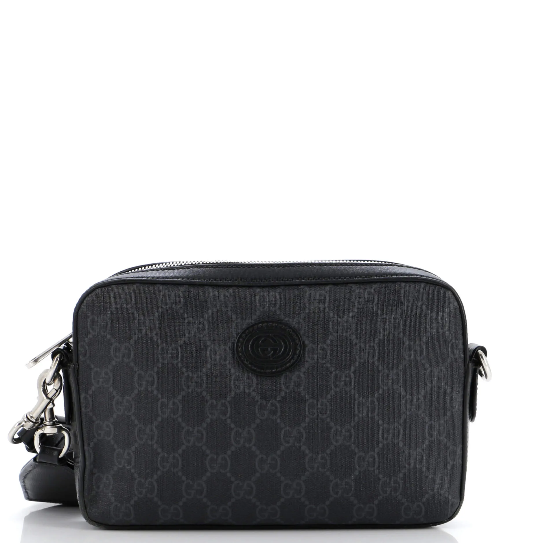 Gucci Interlocking G Patch Shoulder Bag