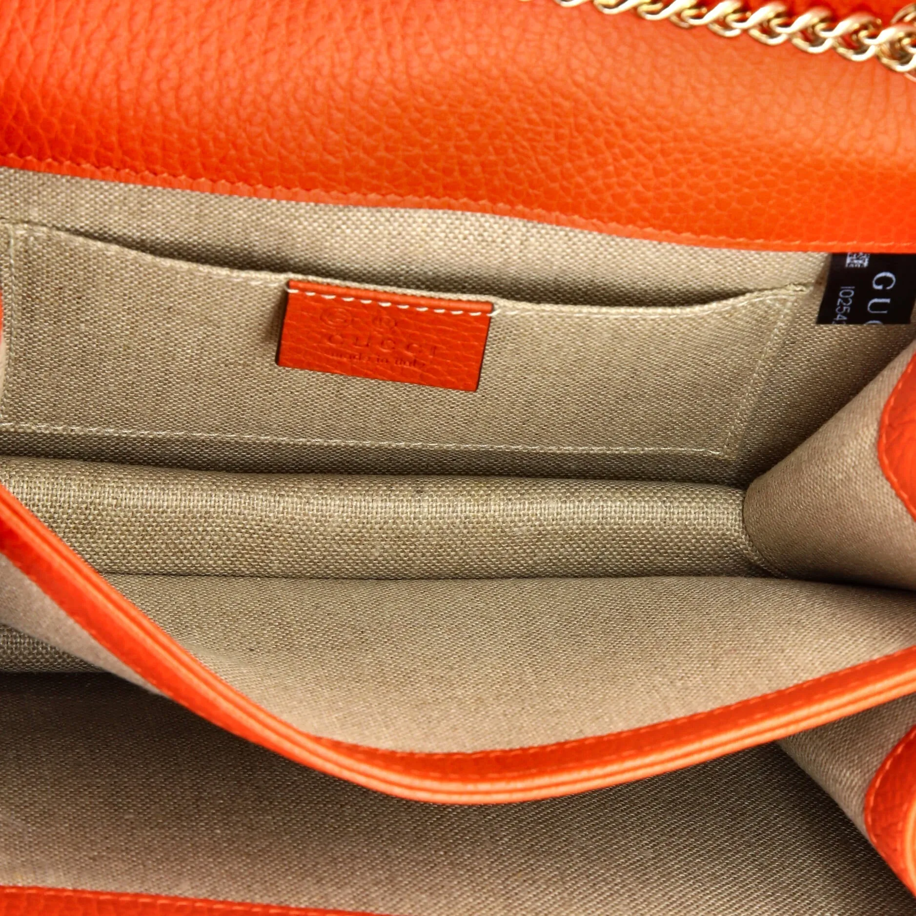 Gucci Interlocking Shoulder Bag Leather