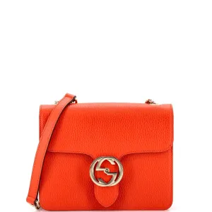 Gucci Interlocking Shoulder Bag Leather