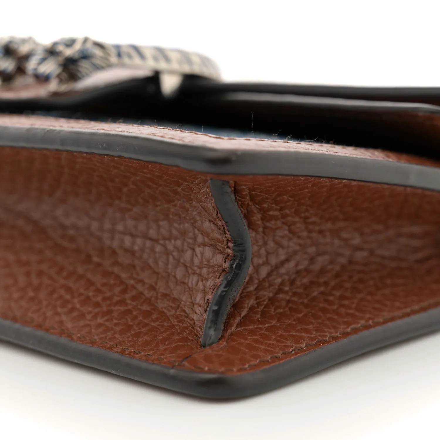 Gucci New Denim Gg Dollar Calfskin