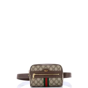 Gucci Ophidia Belt Bag Gg Coated Canvas