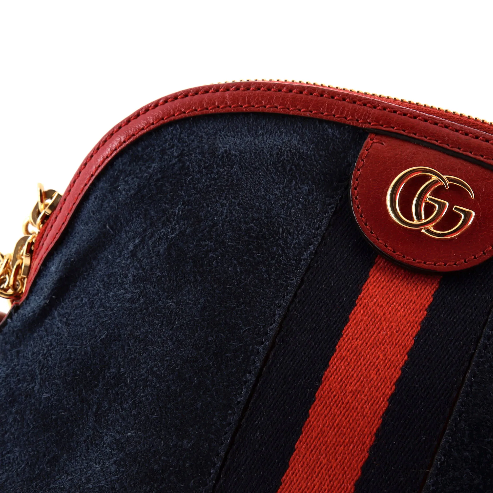 Gucci Ophidia Dome Shoulder Bag Suede