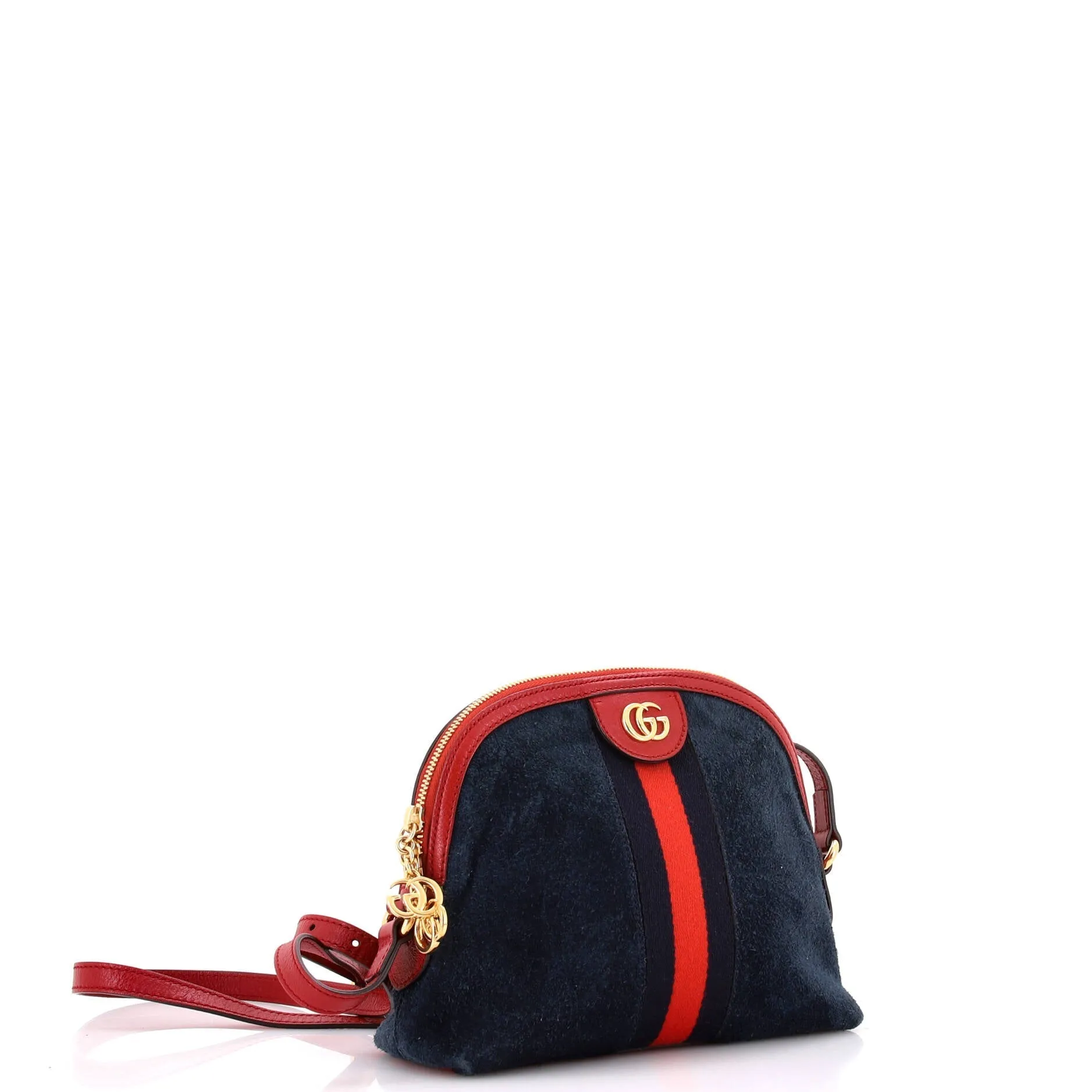 Gucci Ophidia Dome Shoulder Bag Suede